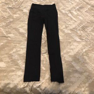 Black Lululemon Straight Leg Leggings